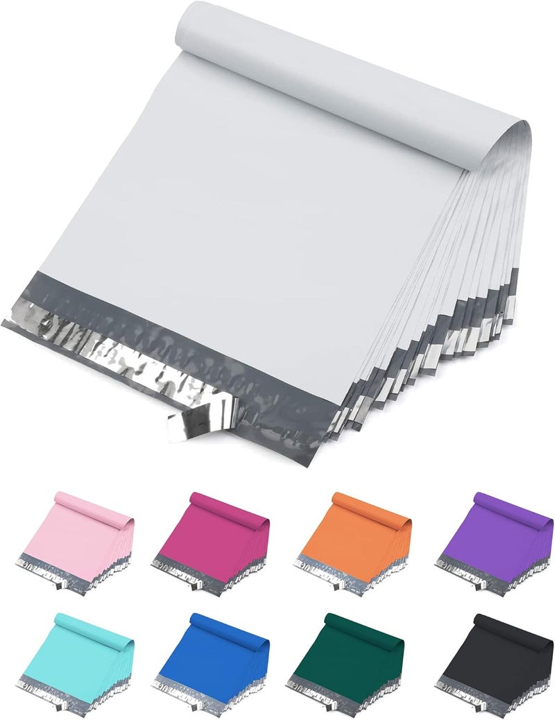 Yens Poly Mailers Waterproof Self Seal Adhesive Shipping Bags for Shipping, Mailing, Packaging (White, #M5(12"X15.5")-Bulk Box 1000 pack) - Image 1